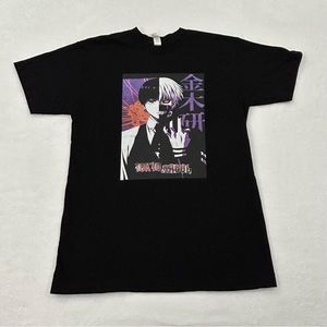 Tokyo Ghoul Ken Kaneki Anime Funimation Black Purple Gaming Tee Shirt Men’s M